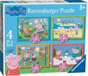 NUEVO Rompecabezas Ravensburger 4 en 1 Piezas 3+ Edades Peppa Pig Cuatro Estaciones - Imagen 1 de 5