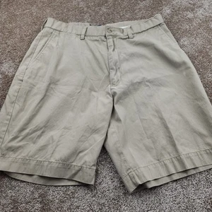 Polo Ralph Lauren Prospect Shorts Mens 36 Tan Khaki Chino Cotton Golf Blue Pony - Picture 1 of 8