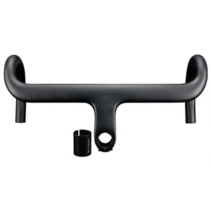 No Logo Carbon Road Bike Drop Handlebars, Od21-1/4 To 1-1/8, Integrated, Genuin_ - Picture 1 of 7