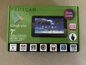 Google Play 7” Tablet Proscan Pre Loaded Google Apps New In Box - Picture 1 of 8