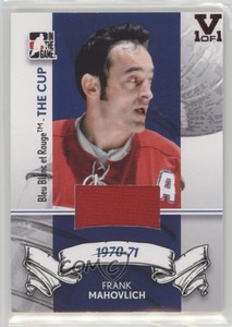 2008-09 ITG Bleu Blanc et Rouge The Cup 14-15 Vault 1/1 Frank Mahovlich HOF 1j8