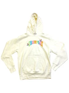 Women champion 100% authentic L/S hoodie size medium beige - Picture 1 of 5