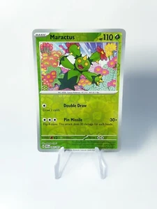 Pokemon TCG Maractus 003/091 Reverse Holo - Paldean Fates - Picture 1 of 2