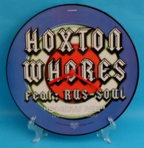 HOXTON WHORES CLOCK Upcycled Hit Vinyl Record Picture Disc 12P157 12" Wall CLOCK - Picture 1 of 5