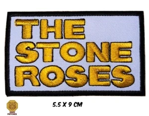 Parche de insignia de hierro bordado/cosido The Stone Roses - jeans - gorra camisa - Imagen 1 de 1