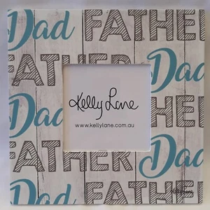 Father Dad Wooden Photo Frame - Bild 1 von 1