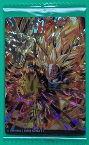 SON GOKU SUPER SAIYAN3 Dragon Ball Wafer Card DBZ 4-05 BANDAI Itajaga Japan TCG - Picture 1 of 10