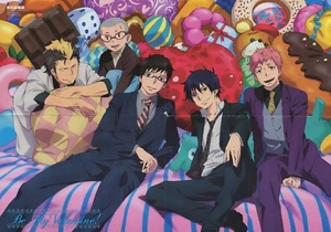 Poster Promo Tiger & Bunny Ao no blue Exorcist Anime Okumura Rin Yukio Ryuji - Bild 1 von 4