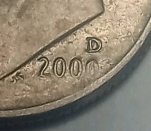 2000 D Roosevelt Dime RPM, Shallow Punch,Mint Error Coin,Free Shipping!!! - Picture 1 of 6
