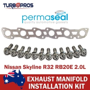 Permaseal Exhaust Manifold Titanium Stud&Gasket Kit For Nissan Skyline R32 2.0L - Bild 1 von 5