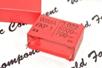 1pcs - WIMA FKP1 0.022uF (22nF) 6000V 5% Pitch:37.5mm Film Capacitor, Pulse PP