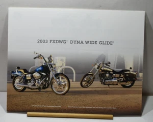 2003 Harley Davidson sales brochure FXDWG Dyna Wide Glide  H1 - Picture 1 of 2