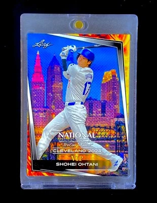 SHOHEI OHTANI RARO COLOR BLAST SP Inserto Púrpura Amarillo Naranja - DODGERS Foto 1 de 4