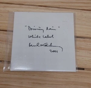 PAUL MCCARTNEY : DRIVING RAIN / WHITE LABEL 2001 - 6 TRX PROMO SAMPLER CD - Picture 1 of 2