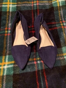 charlotte russe Navy Flats - Picture 1 of 4