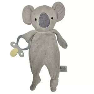 Knitted Koala Baby Comforter Soft Toy with Dummy Holder 12"/30cm ES Kids - Picture 1 of 3