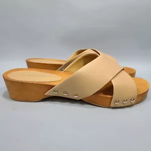 BCBGeneration Soho Damen-Sandale Cross breite Riemen beige Größe US 10M - Bild 1 von 10