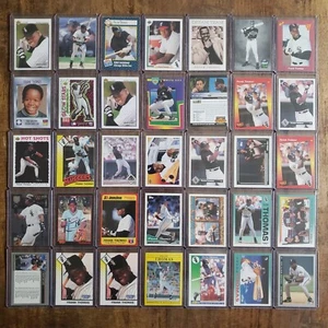 Lot of 35 Frank Thomas Cards with Toploaders Bulk Rookie Insert Base LOOK - Picture 1 of 10