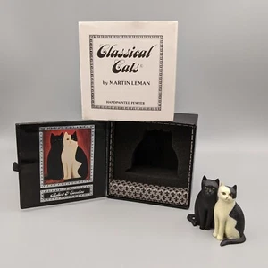 Klassische Katzen von Martin Leman, Robert & Caroline, handbemaltes Zinn, Abteilung 56 - Bild 1 von 23