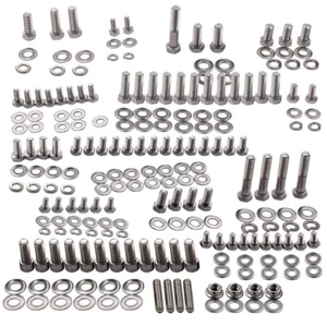 Complete Stainless Hex Bolt Kit Small Block For Chevy Sbc 305 307 327 350 - Picture 1 of 12