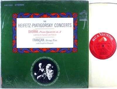 RCA WHITE DOG 1967 1s/2s Dvorak Francaix HEIFETZ PIATIGORSKY Trio LSC-2985 EX+ - Image 1 of 4
