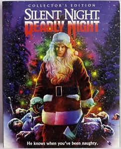 SILENT NIGHT DEADLY NIGHT (1984) 2-Disc Blu-ray SCREAM w/ SLIPCOVER Horror MINT - Picture 1 of 5