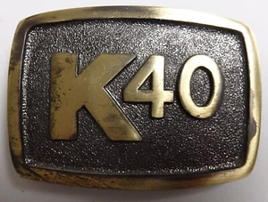 Vintage K40 Christmas 1981 Belt Buckle - Picture 1 of 5