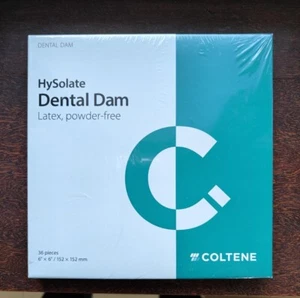 Coltene HySolate Powder Free Latex Dental Rubber Dam Sheets (Free Ship) - Picture 1 of 3