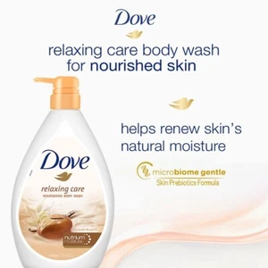 Dove Relaxing Shea Butter Body Wash mit Vanille Pumpflasche, beruhigender Duf... - Bild 1 von 5