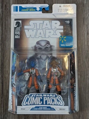 Star Wars Comic Packs #19 Ibtisam & Nrin Vakil Pilots X-Wing Rogue Squadron Dark - Image 1 of 4