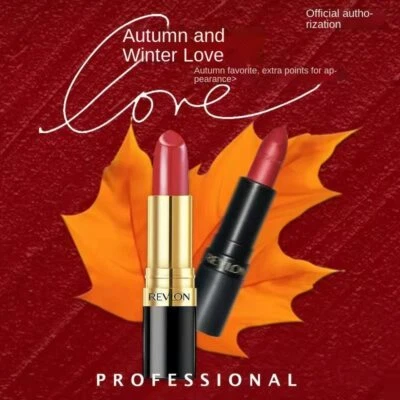 Revlon velvet matte lipstick long lasting moisturizing silky color lip makeup - Image 1 of 4