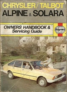 Haynes Owners Handbook & Servicing guide Chrysler / Talbot Alpine & Solara - Picture 1 of 1