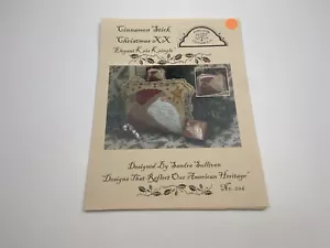 Homespun Elegance Cinnamon Stick Elegant Kris Kringle Cross Stitch Pattern 8P - Picture 1 of 3
