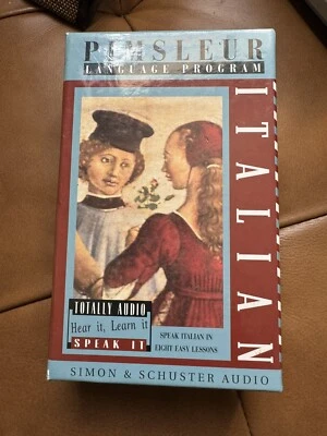 pimsleur italian language program totally audio cassettes - Image 1 of 4
