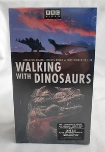 WALKING WITH DINOSAURS VHS Double Cassette Set BBC Video NEW SEALED - Picture 1 of 3