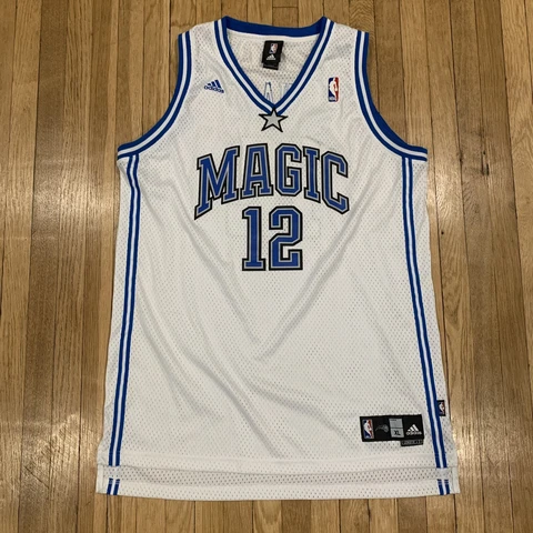 Adidas Orlando Magic NBA Jersey #12 Dwight Howard Adult Jersey Size XL +2 Length Cover