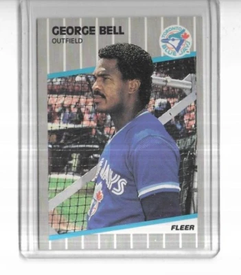 1989 Fleer #226 George Bell Toronto Blue Jays - Image 1 of 2