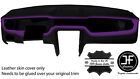 BLACK PURPLE 2 TONE DASH DASHBOARD REAL LEATHER COVER FOR FORD MUSTANG 2010-2014