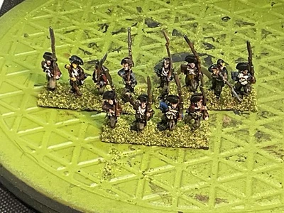 Minutemen americano AWI pintado a mano de 15 mm (12 figuras) Foto 1 de 4