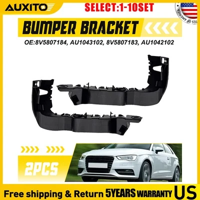 Soporte de parachoques para Audi A3/A3 Quattro/S3 2015-2018 conductor y pasajero 2-20X Foto 1 de 4