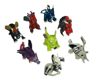 8 Dragamonz Dragons Collectible Mini Figures- TECTON, AZAKAI, SMOG, SHADESPINE - Picture 1 of 12