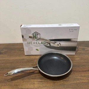 Padella antiaderente HexClad Hybrid 8 In Stay Cool manico senza coperchio acciaio inox - Foto 1 di 7