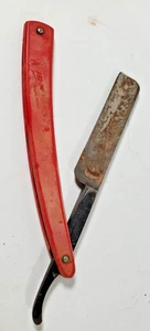 Rasoio dritto vintage RED IMP di CASE #132 LEGGI manico rosso - Foto 1 di 18