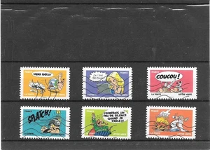 FRANCE 2025 ASTERIX LOT DE 6 TIMBRES ADHESIFS OBLITERES - Picture 1 of 1