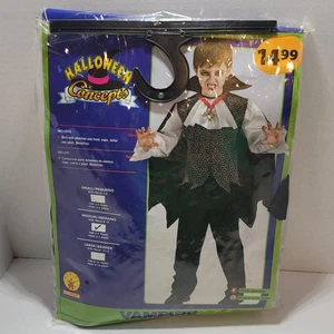 New Dark Count Child Halloween Costume Size Medium 8 - 10 Dracula Vampire - Picture 1 of 4