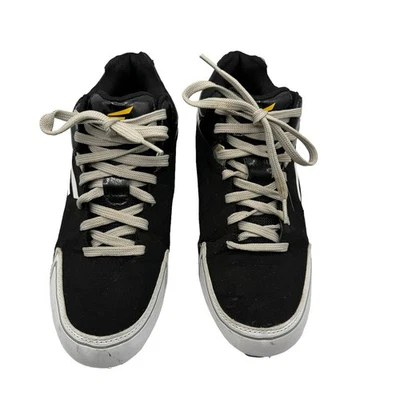  Botines de béisbol Easton Elite Mid-Top, talla 9,5, zapatos deportivos blancos y negros Foto 1 de 4