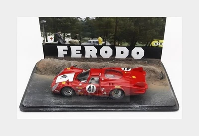 1:43 BEST Alfa Romeo Diorama 33/2 Long Tail #41 Le Mans 1968 Vaccarella BE9858D - Image 1 of 2