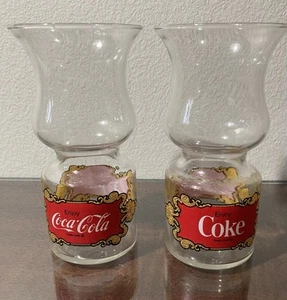 Vintage Coca-Cola Flare Glasses Set of 2 - Picture 1 of 5
