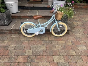 Bobbin Gingersnap Girls duck egg Bike 16-inch Wheels - Picture 1 of 5