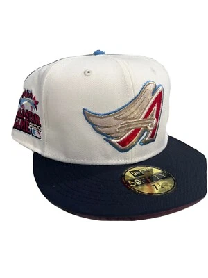angels new era 7 1/4 White Atlanta Patch  - Image 1 of 4